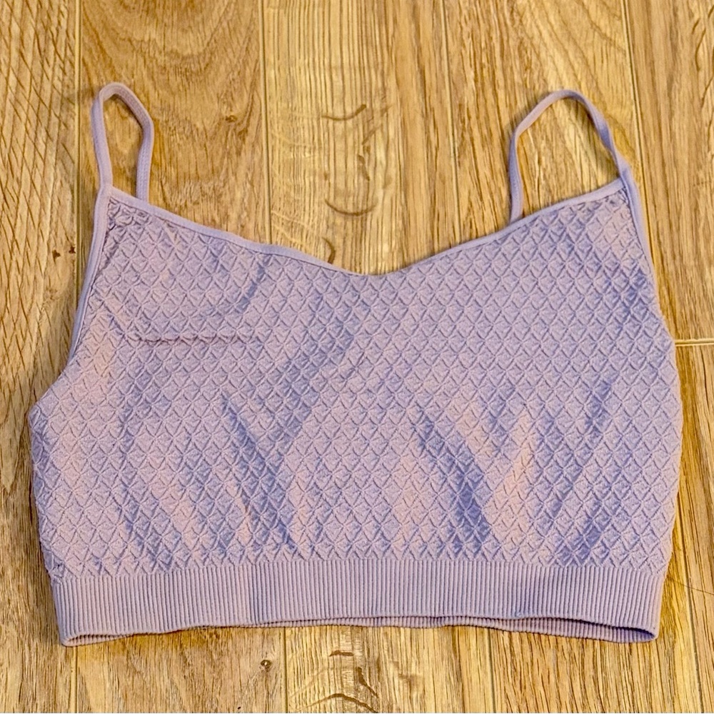 Nikibiki Lavender Textured Bandeau